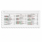 White Mahj Cabana Card Holder, Large Card