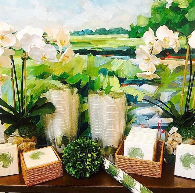 Palm Beverage Napkins
