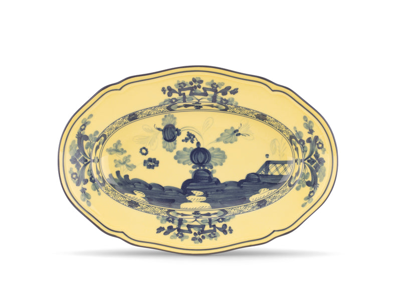 Citrino Oval Flat Platter, 13.5"