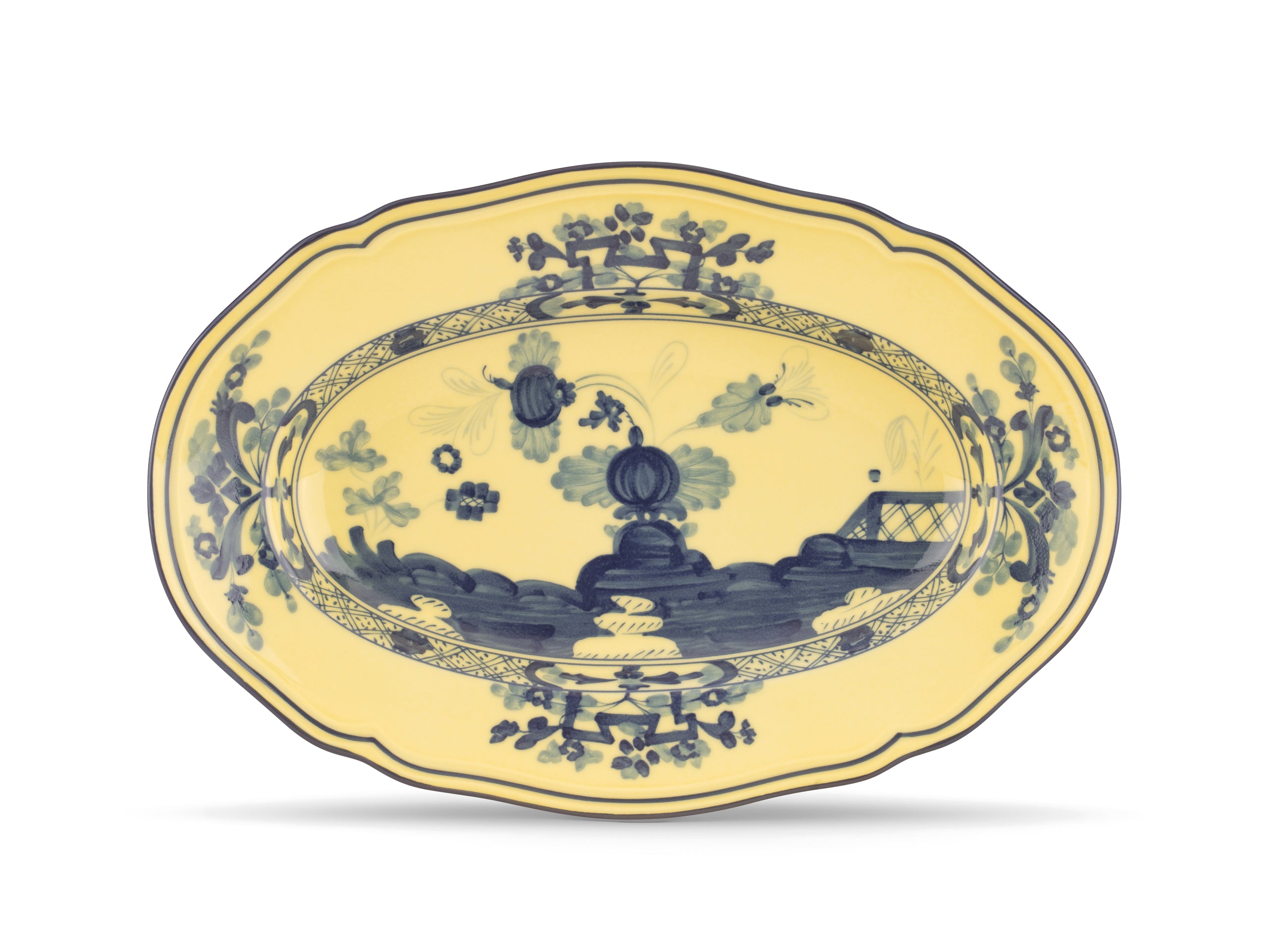 Citrino Oval Flat Platter, 15"
