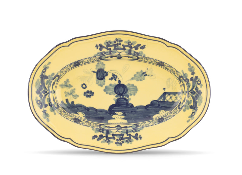 Citrino Oval Flat Platter, 15"