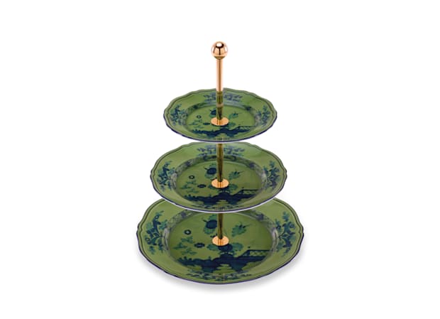 Malachite 3 Tier Serving Stand