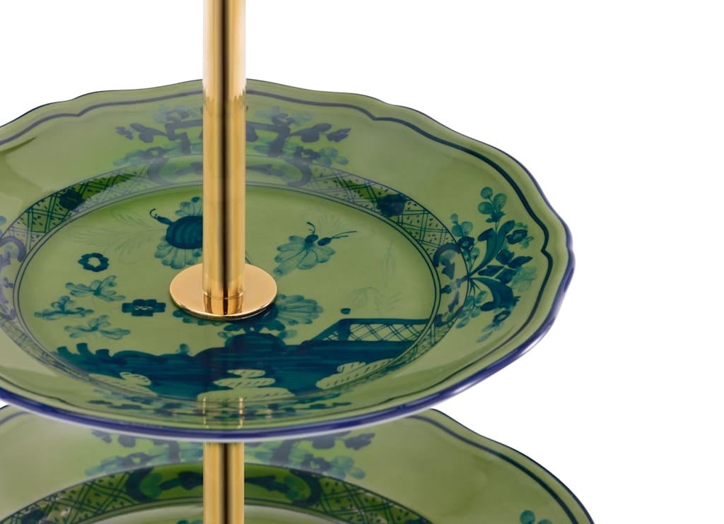 Malachite 3 Tier Serving Stand