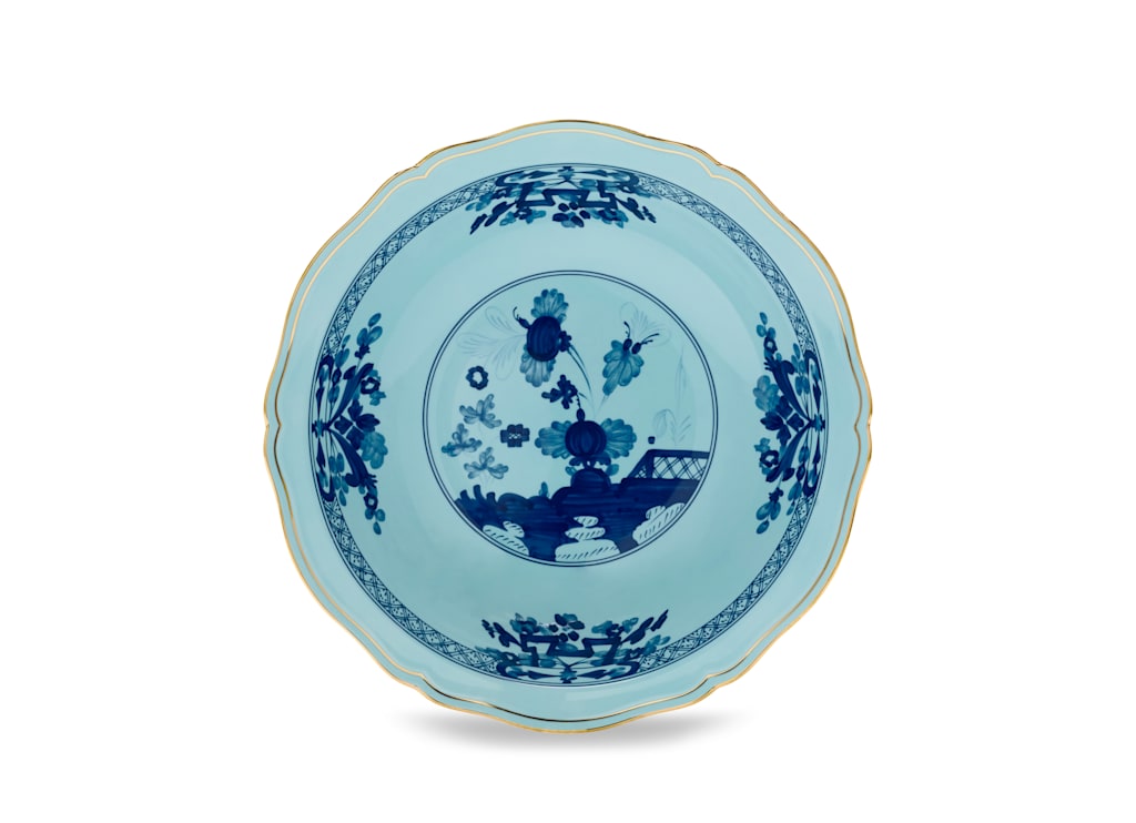 Iris Round Serving Bowl