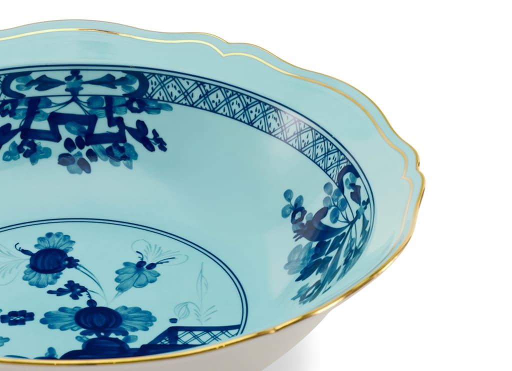 Iris Round Serving Bowl