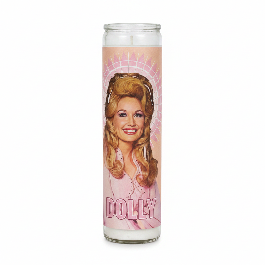 Dolly Parton Payer Candle