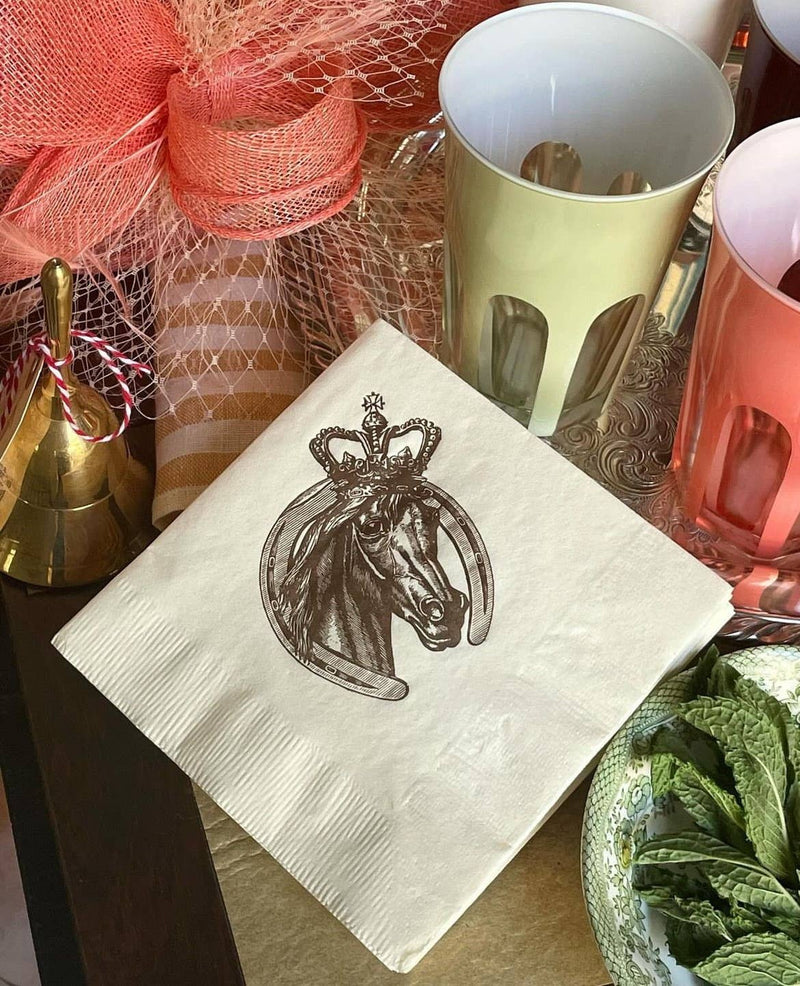 Royal Horse Beverage Napkins