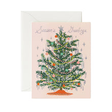 Boxed Set of Tinsel Tree Card
