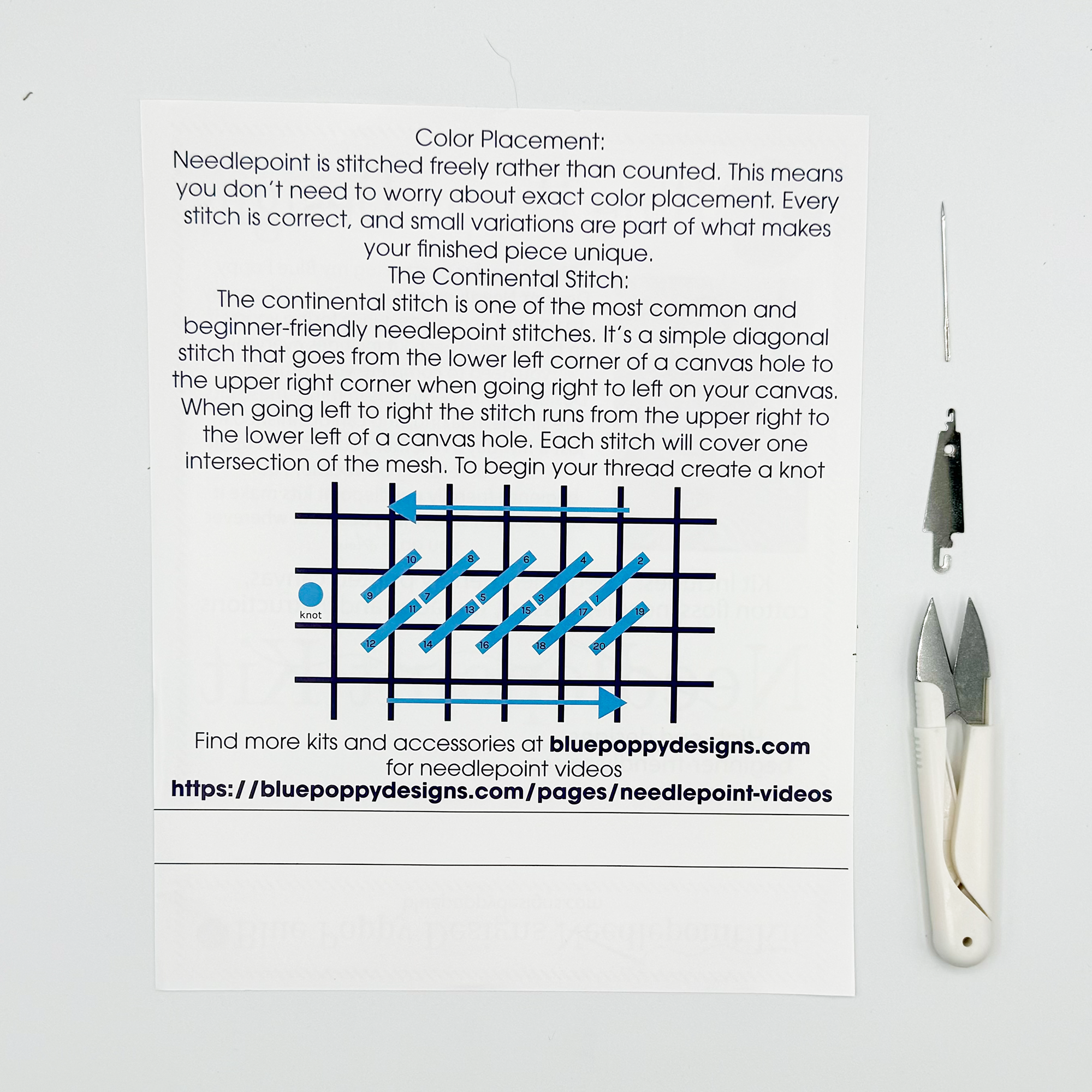 USA Flag Needlepoint Kit