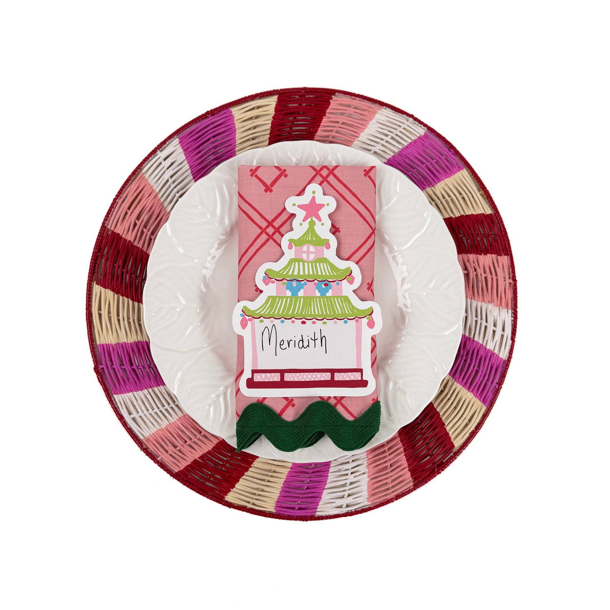 Pagoda Place Cards, Set of 12