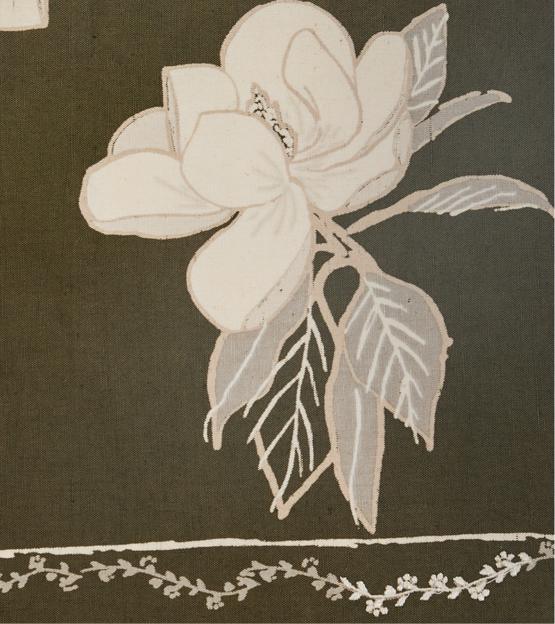Brown Magnolia Napkin