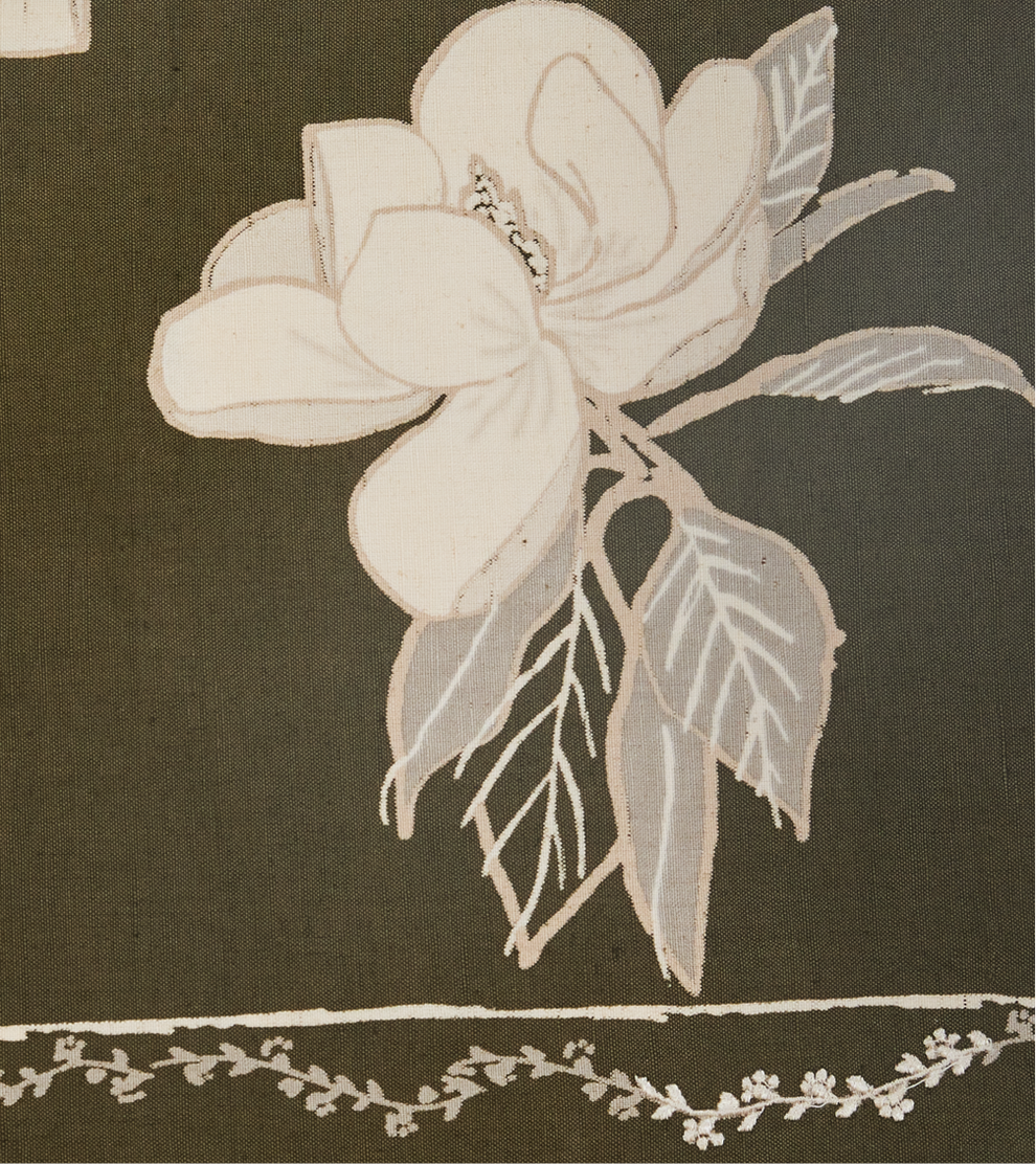Brown Magnolia Napkin