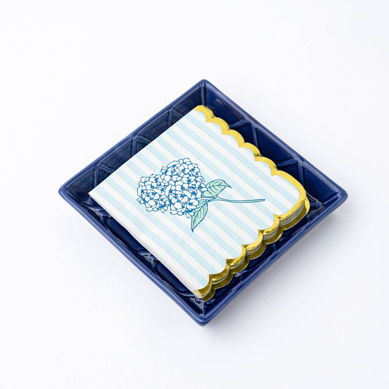 Navy Textured Tray