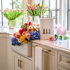 Easter Bunny Linen Towel