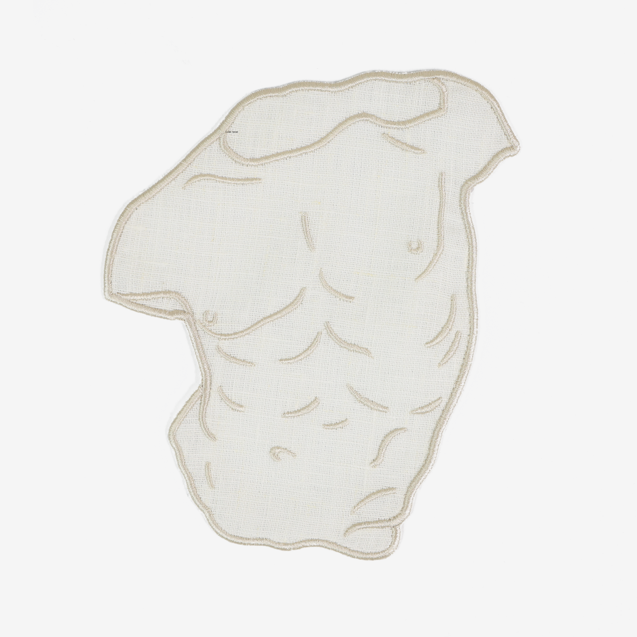 Greek Sculpture Linen Cocktail Napkins, Set of 4