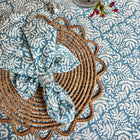Garden Lake Blue Tablecloth, 70x120"