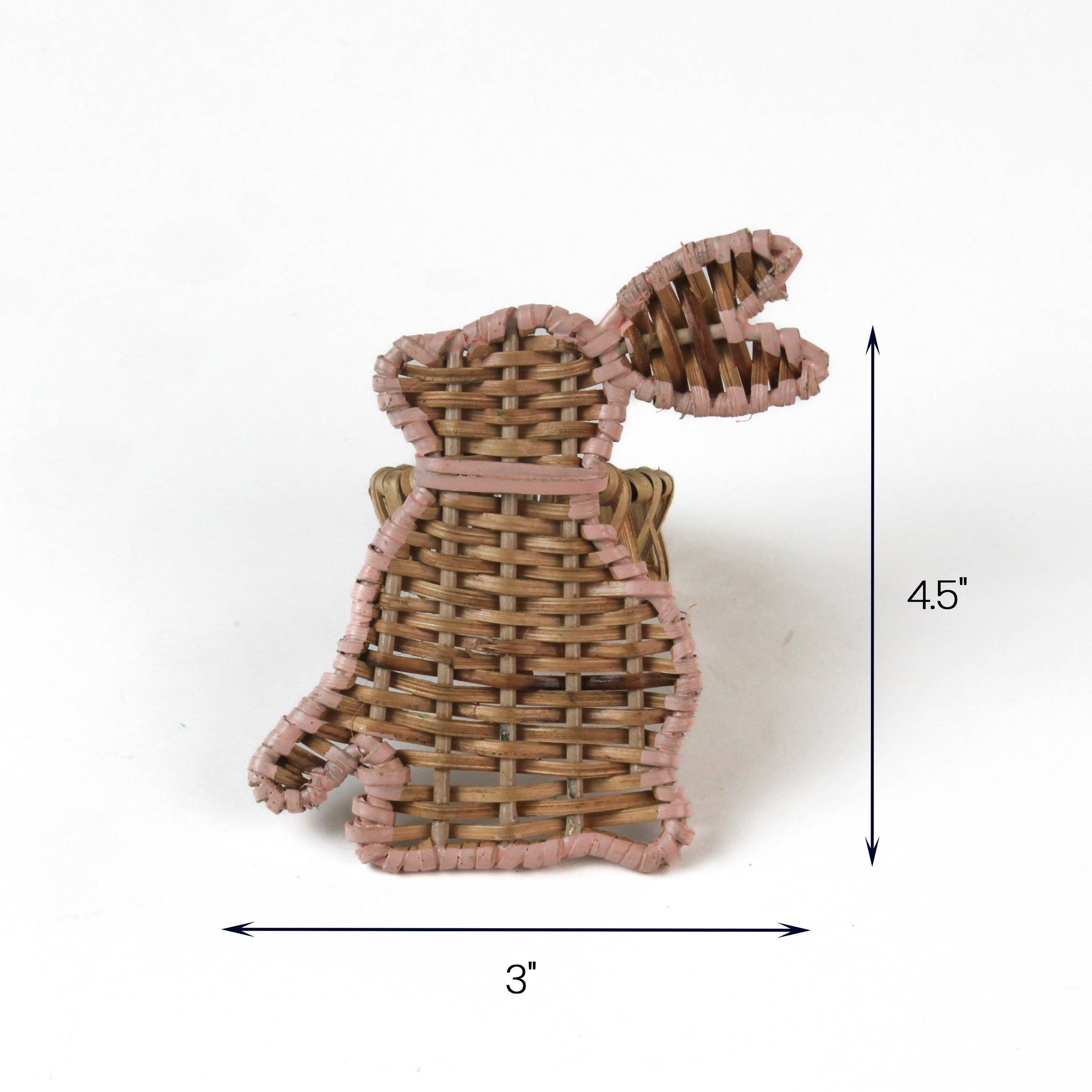 Rattan Bunny Napkin Ring
