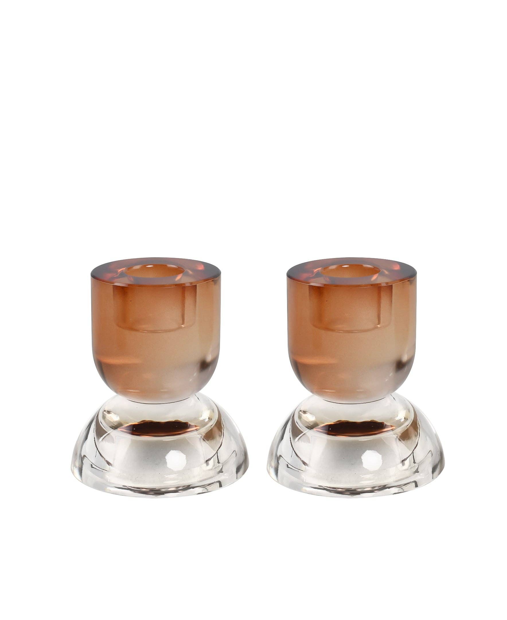 Peach Candle Holder/Tea Light