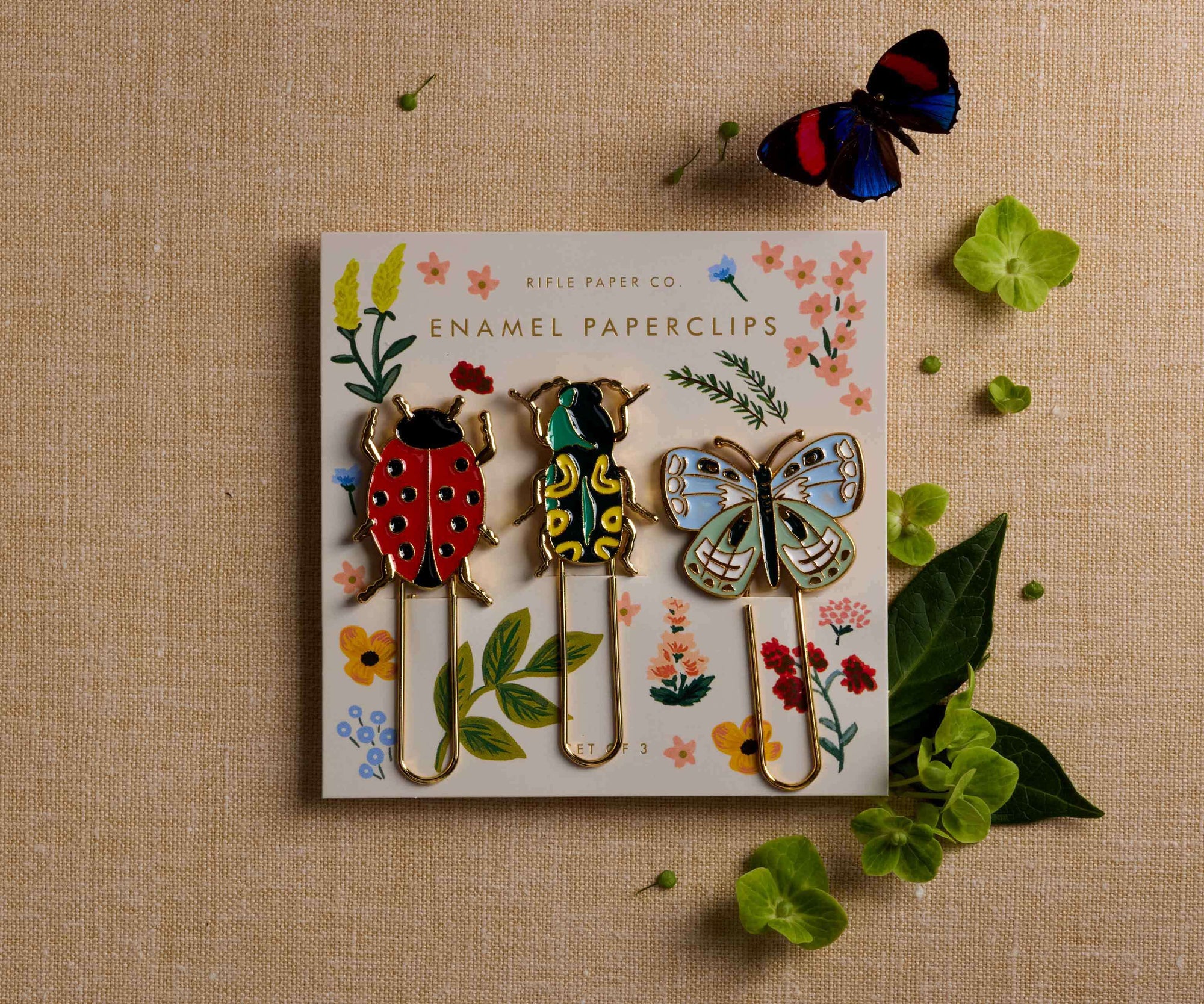 Curio Enamel Paper Clip Set