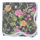 Moss Roses 53x53" Square Scalloped Edge