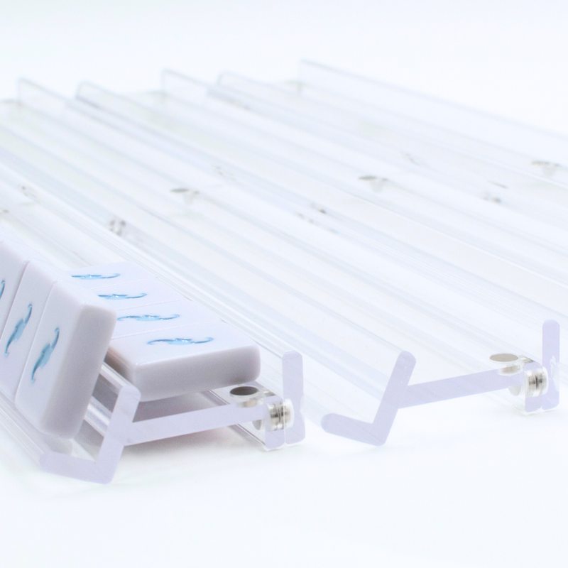 Clear Acrylic Mahjong Magnetic Racks & Pushers