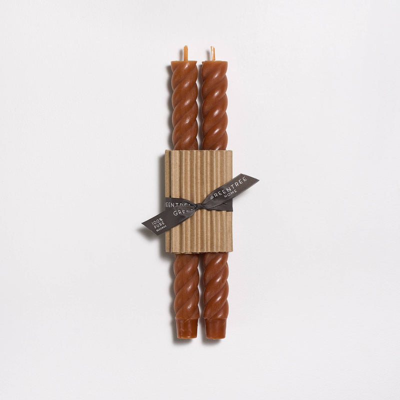 10" Terracotta Rope Tapers