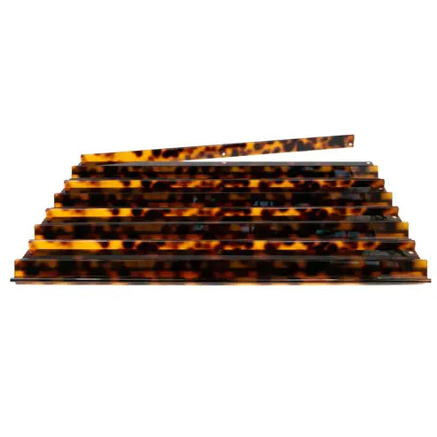 Tortoiseshell Acrylic Mahjong Magnetic Racks & Pushers