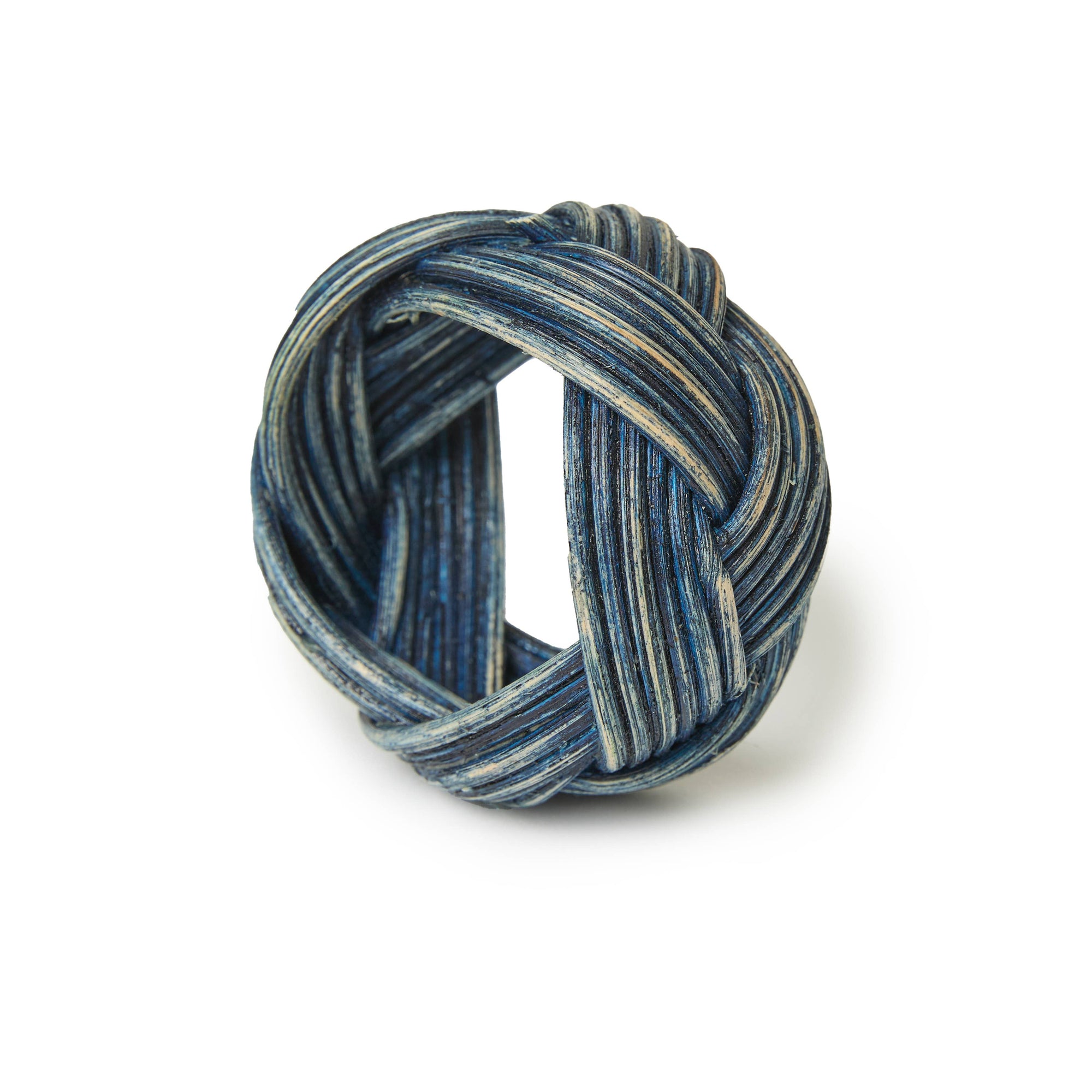 Blue Braided Napkin Ring