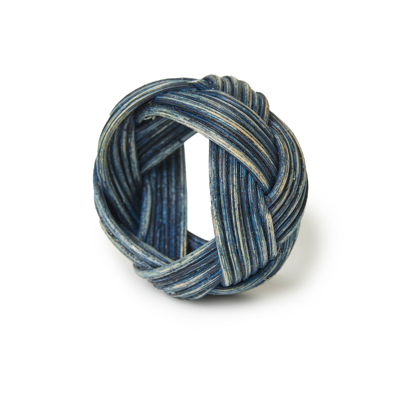 Blue Braided Napkin Ring