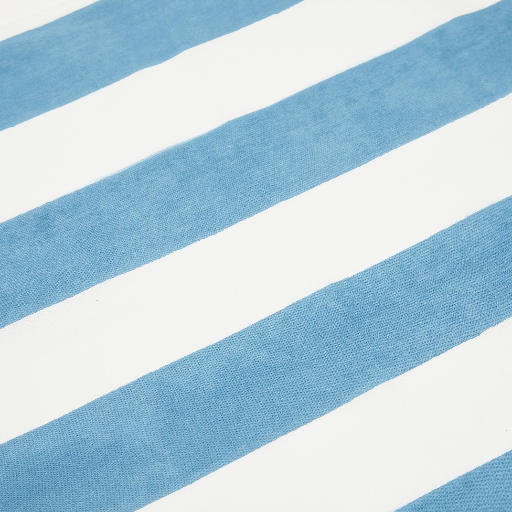 St. Tropez 59" x 86" Blue Stripes French Tablecloth