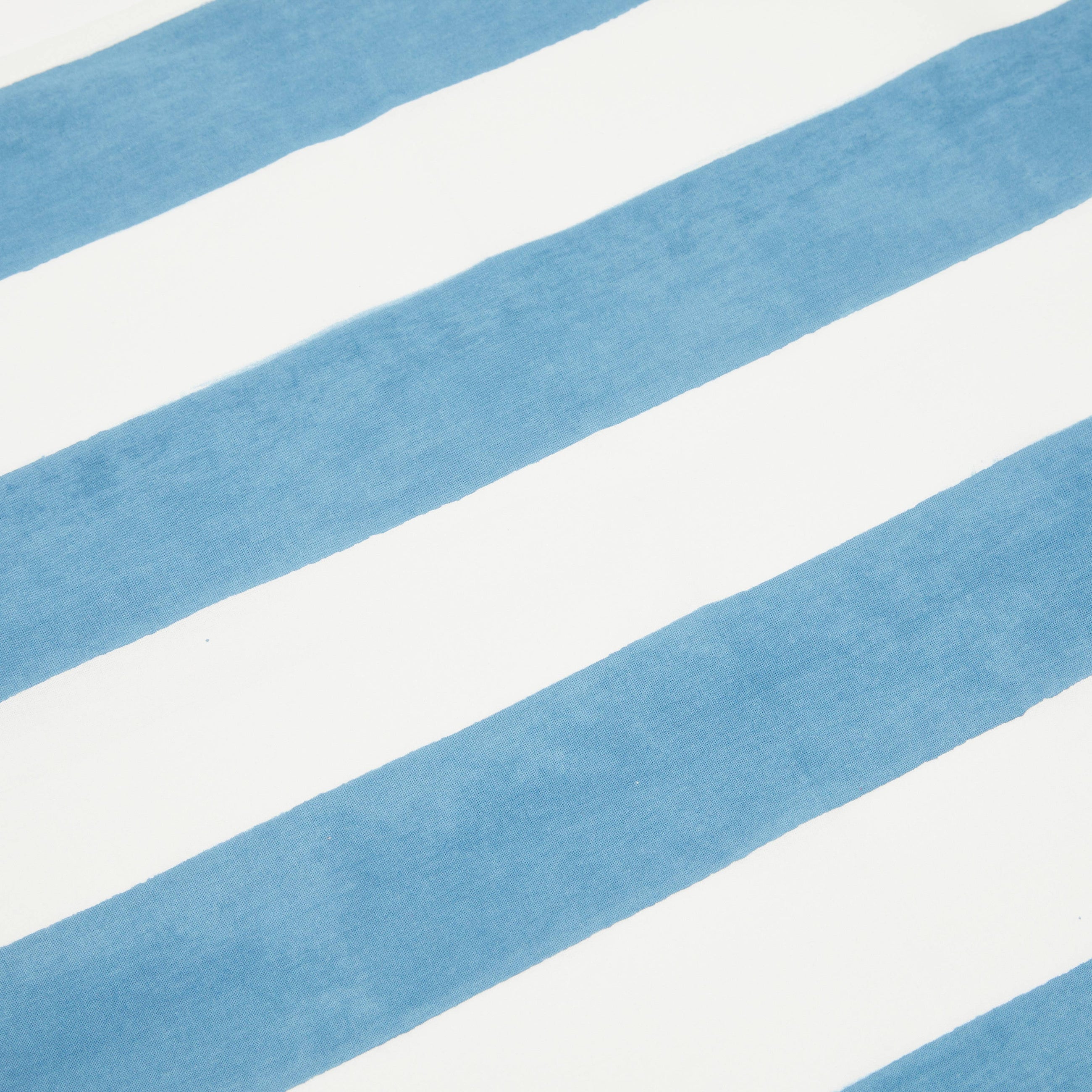 St. Tropez 59" x 86" Blue Stripes French Tablecloth