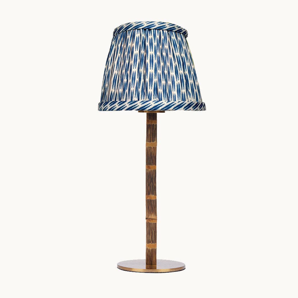 Blue Bamboo Cordless Lamp