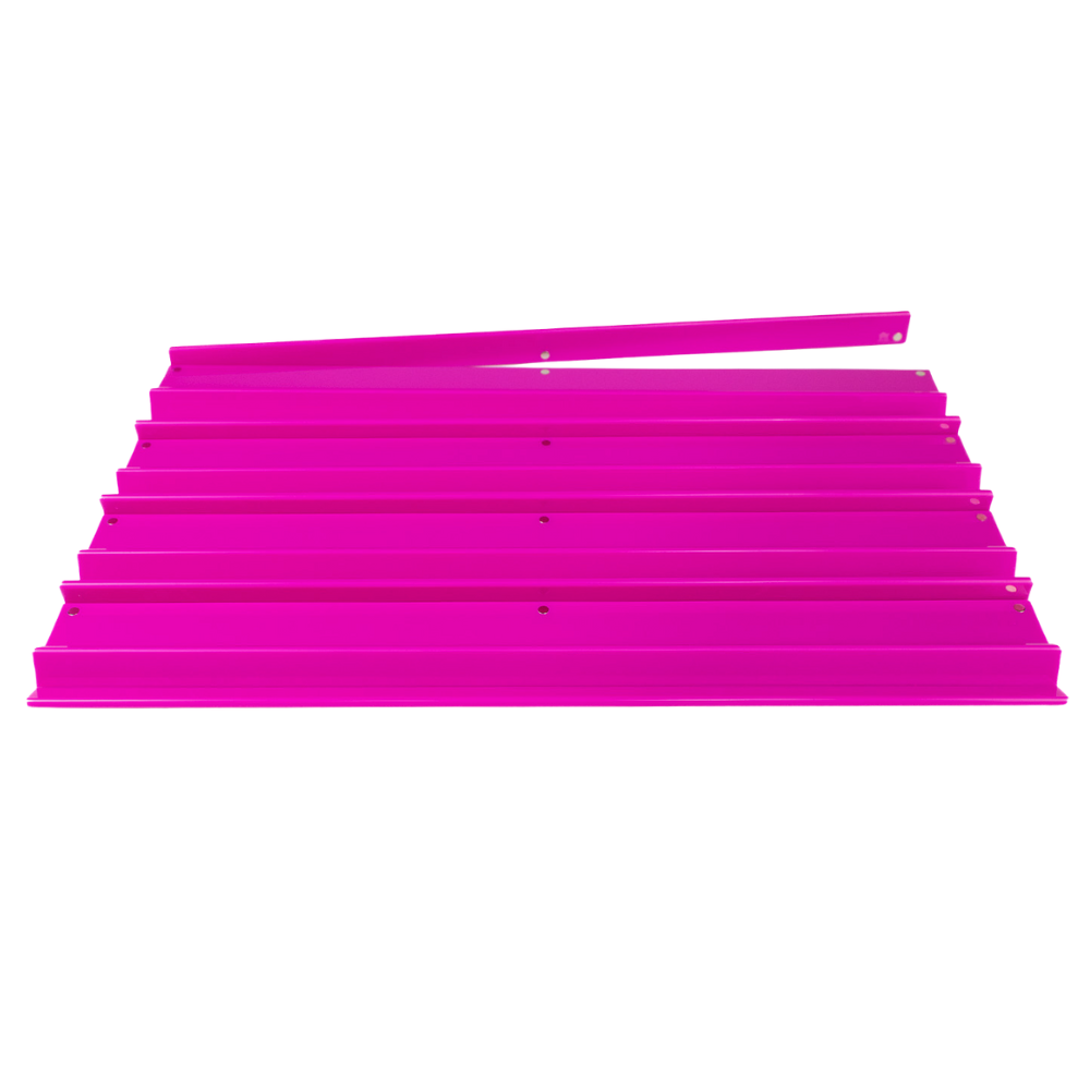 Magenta Acrylic Mahjong Magnetic Racks & Pushers