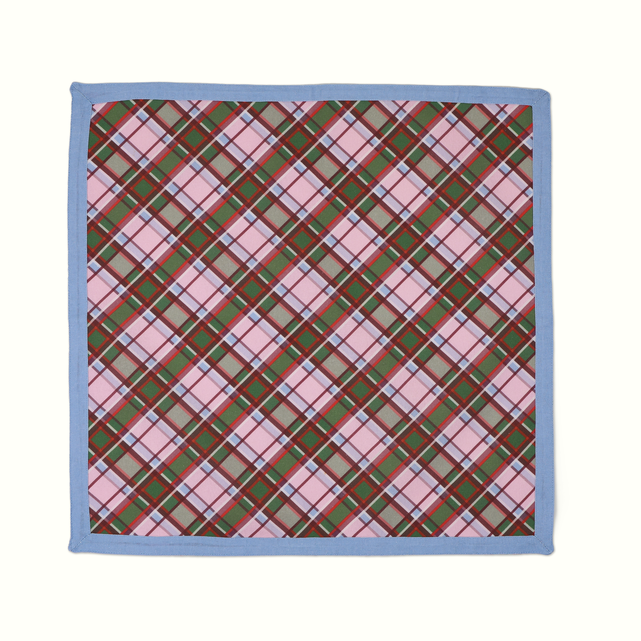 Holiday Plaid S/4 Napkins