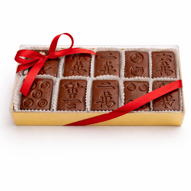 Milk Chocolate Mahjong Tiles