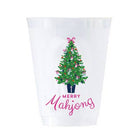 Merry Mahjong Christmas Shatterproof Cups