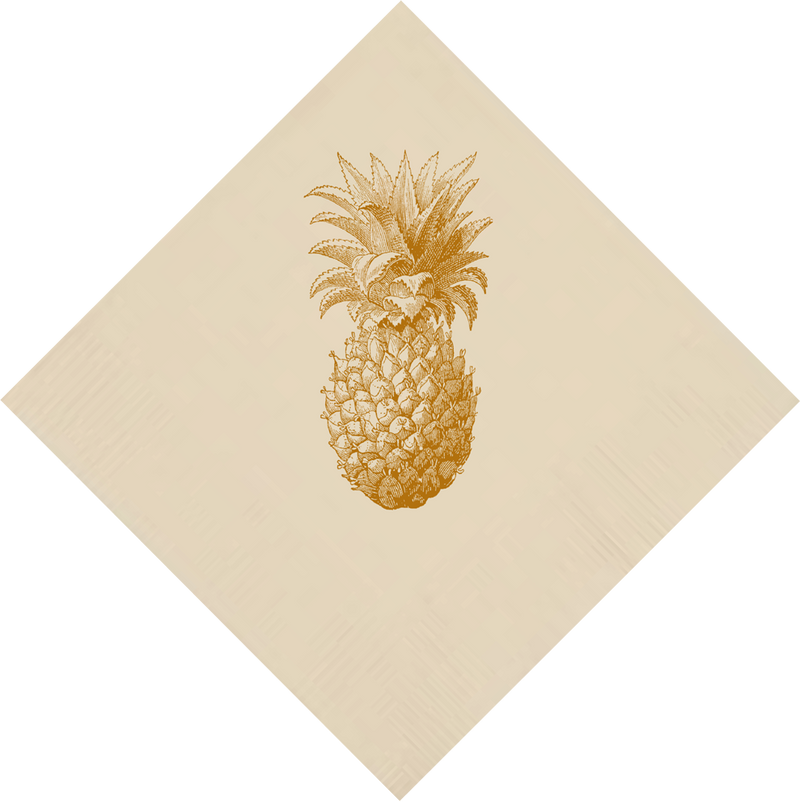 Pineapple Beverage Napkins