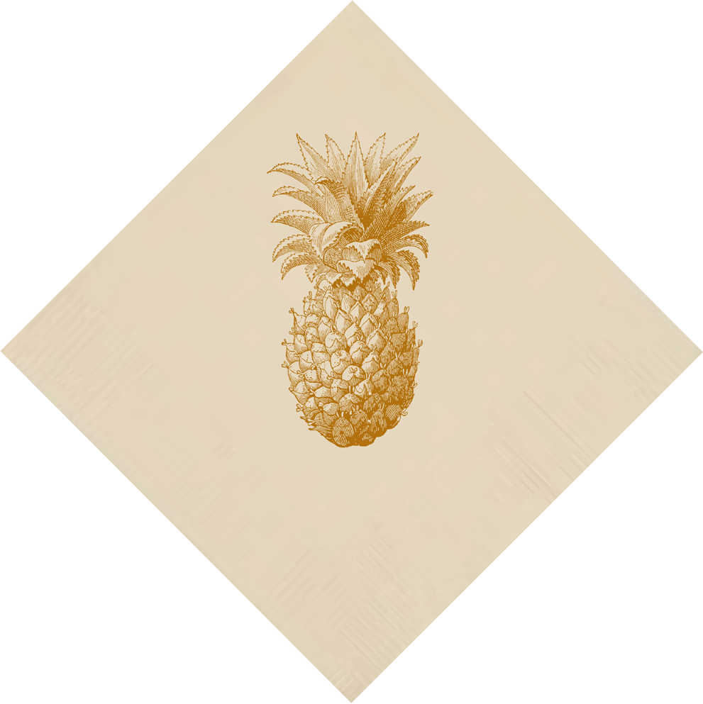 Pineapple Beverage Napkins