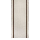 Natural & Chocolate Runner, 20x72"