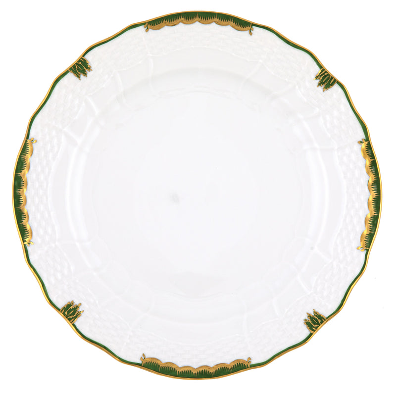 Herend Princess Victoria Dark Green Service Plate, 11D