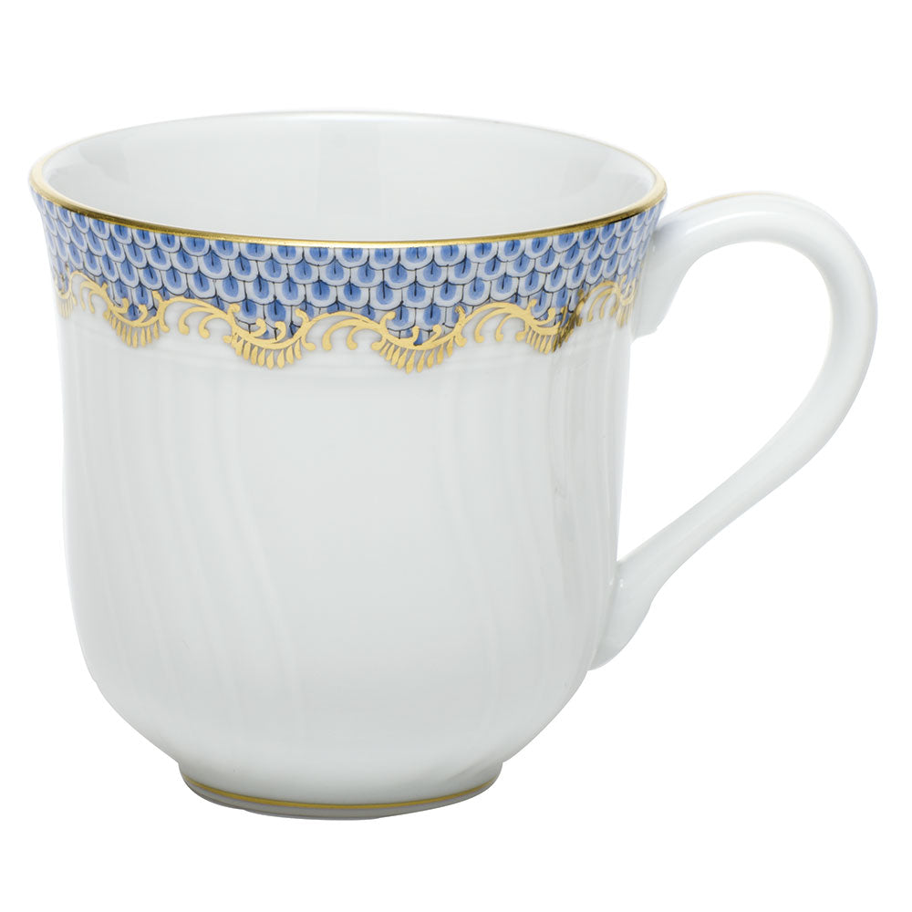 Herend Fish Scale Light Blue Mug