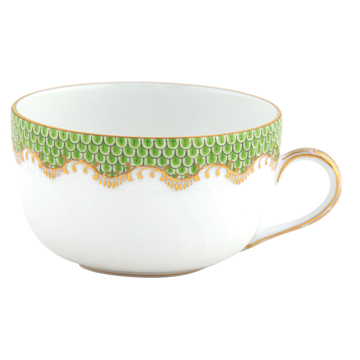 Herend Fish Scale Evergreen Canton Cup