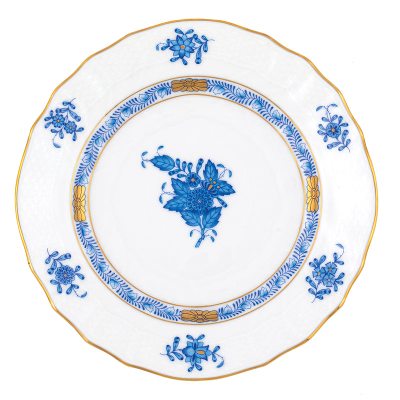 Herend Chinese Bouquet Blue Bread and Butter Plate