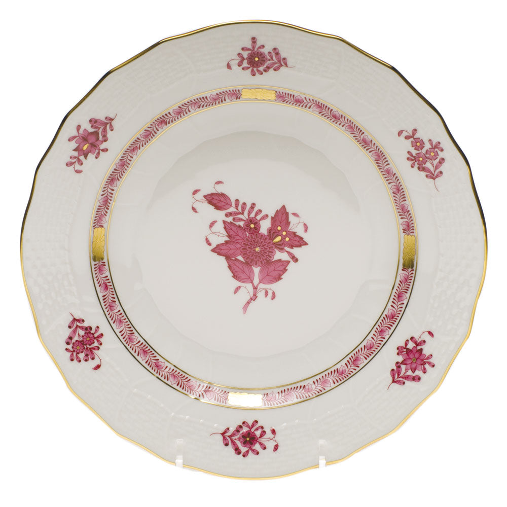 Herend Chinese Bouquet Raspberry Dessert Plate, 8.25D