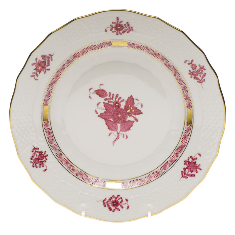 Herend Chinese Bouquet Raspberry Dessert Plate, 8.25D