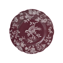 Albertine Salad Plate, Prune Background