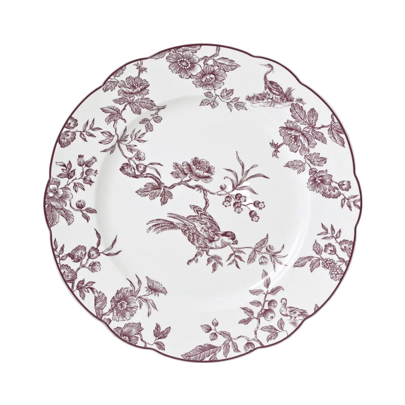 Albertine Dinner Plate, Prune