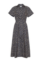 Cara Cara Asbury Midi Dress, Dot Navy