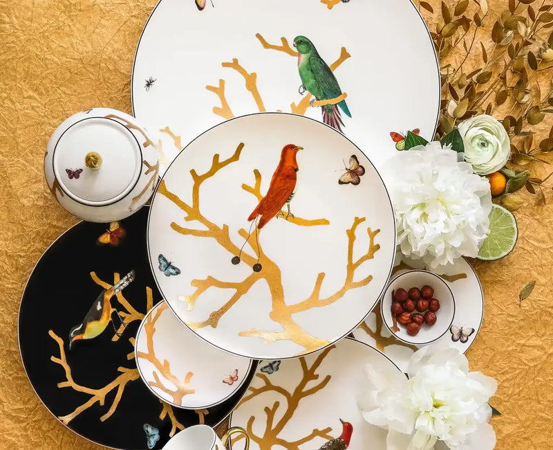 Aux Oiseaux Ebony Platter