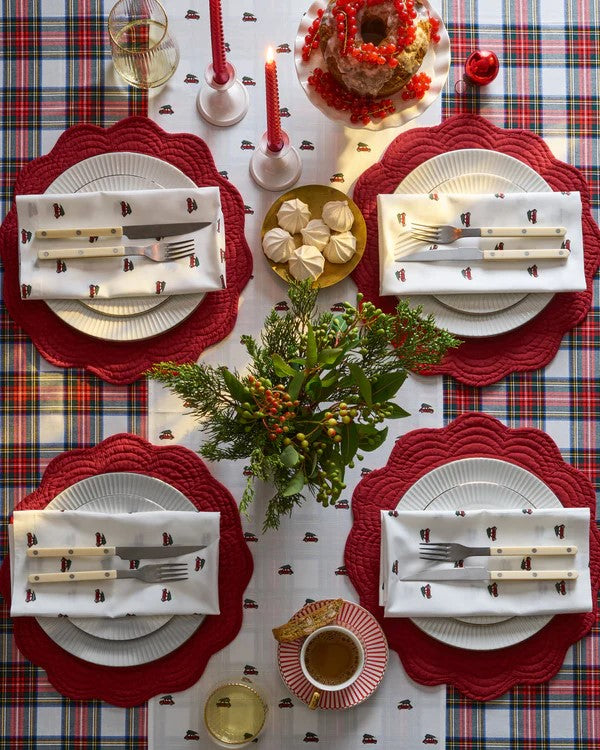 Balmoral Tartan Tablecloth, 108x70"